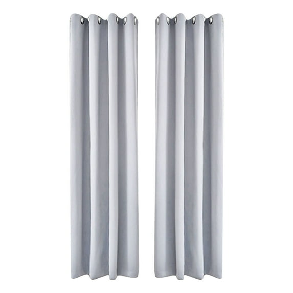 HDWUEN Blackout Curtains-Thermal Insulated Grommet Drapes for Bedroom&Living Room,Room Darkening Textured Panels