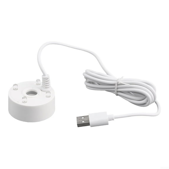 HDWUEN Fish Tanks Fog Maker Machine,Aquarium Mist Maker,Atomizer Air Humidifier for Reptile Terrarium Indoor Fountain Planted