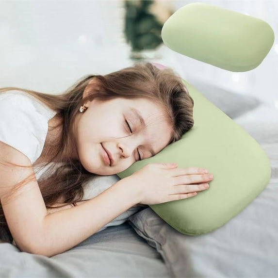 HDWUEN Kids Sleeping Pillow Down Alternative Bedding Pillow Small Pillows Home Travel Dorm Soft Pillow for Stomach and Side Sleepers Thin Pillow