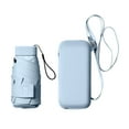 thumbnail image 1 of HDWUEN Rain Umbrellas for Rain & Sun Travel Beach Lightweight Umbrellas Portable Windproof Compact Folding Umbrella Light Blue, 1 of 2