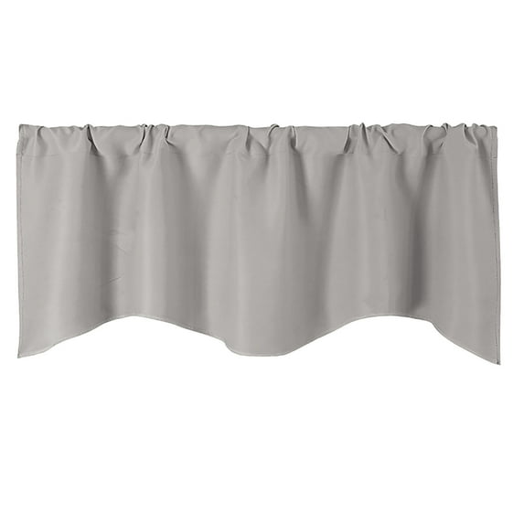 HDWUEN Short Valance Small Window Curtains Bathroom for Living Room And Kitchens,52×18"