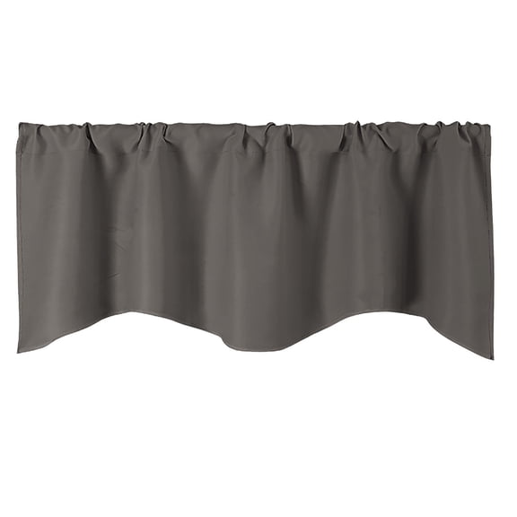 HDWUEN Short Valance Small Window Curtains Bathroom for Living Room And Kitchens,52×18"