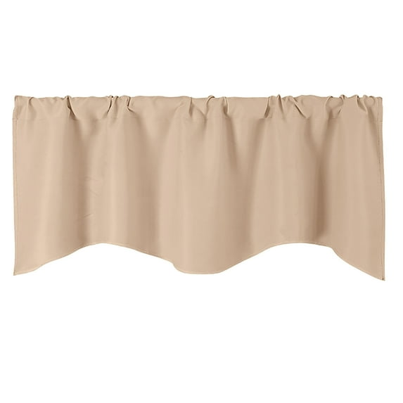 HDWUEN Short Valance Small Window Curtains Bathroom for Living Room And Kitchens,52×18"