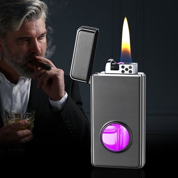 HDWUEN Wind Resistant Lighter,Candle Lighter Traditional Cool Novelty Lighter Butane Lighter Torch
