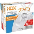 thumbnail image 1 of HDX 13 Gal. FlexPro Reinforced Top Drawstring Kitchen Bags (150-Count), 1 of 5