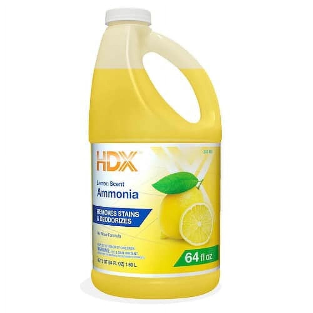 WINWAF ENTERPRISES HDX 64 oz Lemon Ammonia All-Purpose Cleaner, No