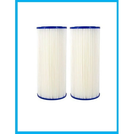 HDX HDX4PF4 Compatible Pleated High Flow Whole House Water Filter: Reduces Sediment