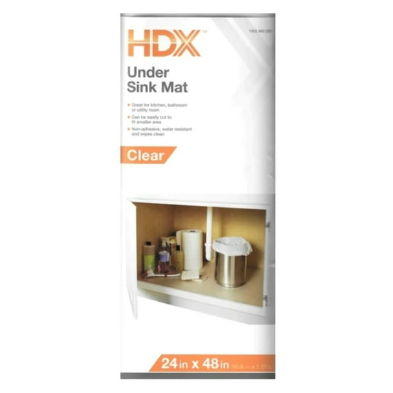 HDX Under Sink Mat Shelf/Drawer Liner (24" x 48") Can Cut to Any Custom Size