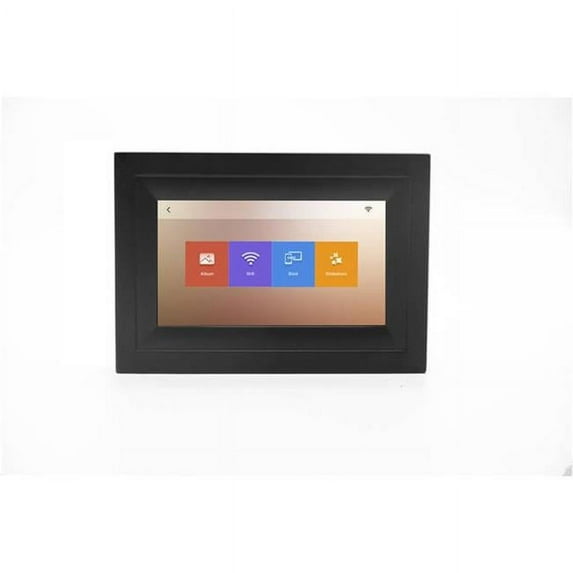 HDgenius IPF07B 7 in. Internet HD Photo Frame - Black