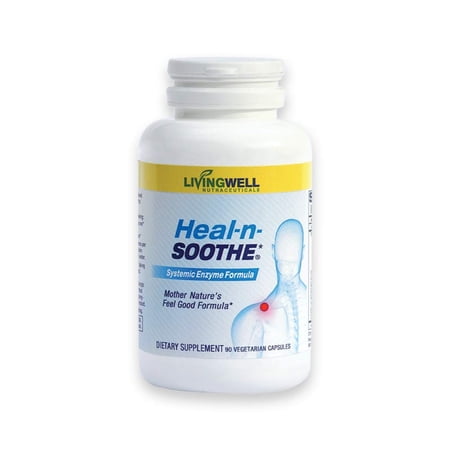 HE-AL-N-SOO-THE Advanced Proteolytic Enzyme Complex – Natural Joint & Mobility Support, 90 Capsules