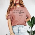 thumbnail image 1 of HE IS NOT HERE FOR HE IS RISEN Graphic Short sleeve Tees Plus Size, 1 of 9