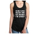 thumbnail image 1 of HE ONLY LOVES HIS BAT & HIS MAMA Racerback Tank, 1 of 2