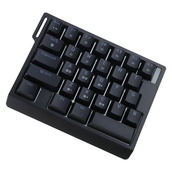 HE30 Mechanical Game Keyboard with Colorful Lighting Enhances Durability For Game Use Quick Action Keypad