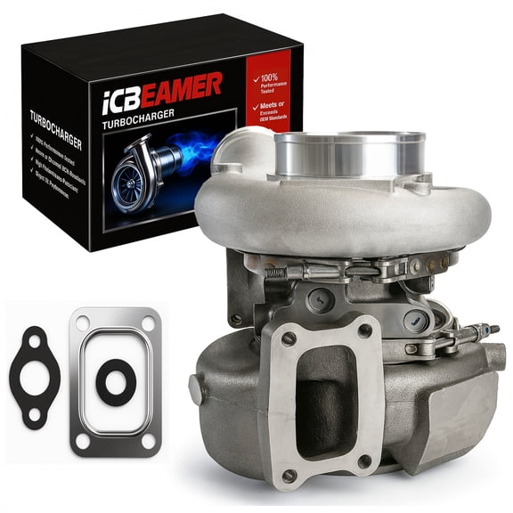 HE400VG Turbocharger Turbo Can Fit Cummins ISB 6.7L Diesel 2007-2012 | Replacement for HE351VE, 404503, 2836356, 2836357, 2838153, 2838154, 2840519| Variable Geometry Turbo with Gaskets by ICBEAMER