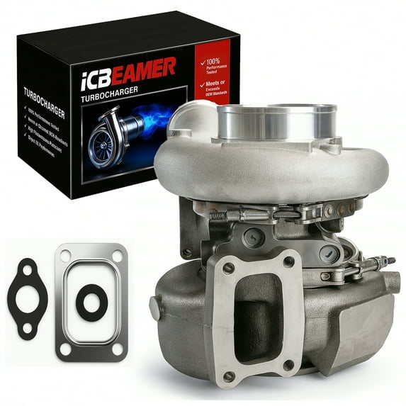 HE431V Turbocharger Turbo for ISB 6.7L Diesel| Replacement for 3773765 3791416 4033197 4041256 4043498 4046953 4046954 4046955 504139767 | Variable Geometry Turbo with Gaskets by ICBEAMER