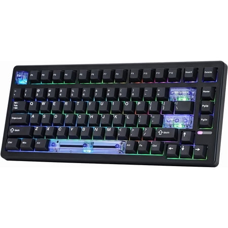 HE80 Hall Effect Gaming Keyboard, 8K Polling & 32K Scan, Creamy Gasket, DKS, SOCD, Hot-Swappable, RGB Backlit, Wired Gaming Keyboard for PC & Mac (Black)