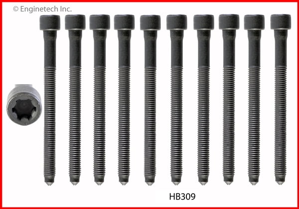 HEAD BOLTS AUDI VW 2.0L 1