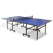HEAD Collapsable Ping Pong Table with Net, 108 x 60 x 30 inches, Blue