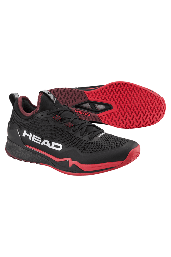 Endure Pro Black Red Mens Tennis Shoes