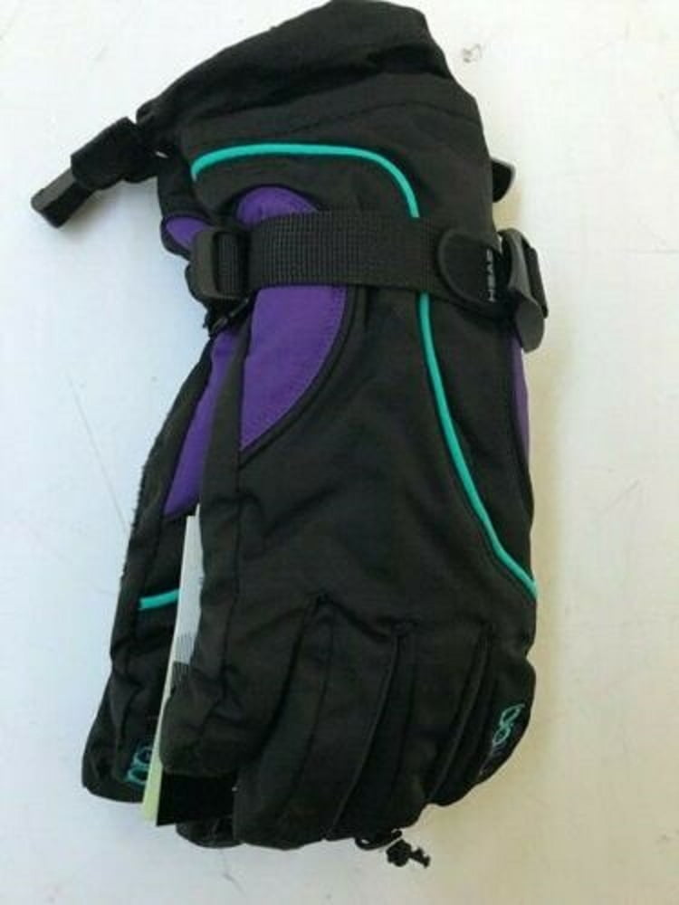 HEAD Junior Kids Unisex Snow Ski Winter DuPont Sorona Gloves w/ Heat