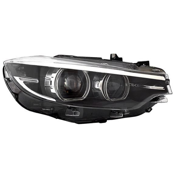 HEAD LAMP RH LED W/O ADAPTIVE/LOGO HQ REPLACEMENT FOR BMW 430I COUPE 2019 PARTSLINK NUMBER BM2519182