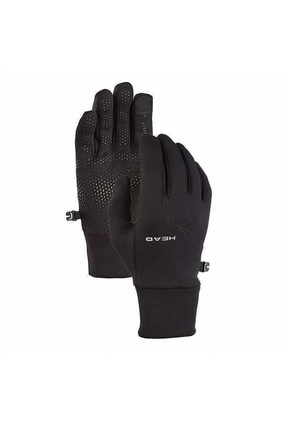 Men?s Ultrafit Touchscreen Running Gloves (XS, Black)