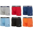 thumbnail image 1 of HEAD Mens Performance Boxer Briefs - SPORTY FIT Short Leg 6-Pack Mystery Colors Stretch Underwear Breathable No Fly S-5X, 1 of 9