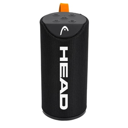 HEAD Portable Bluetooth Wireless Speaker with FM Radio and True Wireless Technology, Black, HSP-40