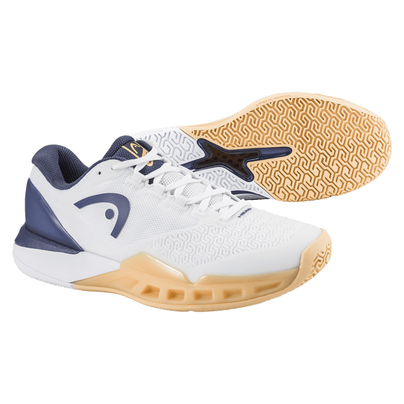 HEAD Revolt Pro 5.0 White Apricot Womens Tennis Shoes