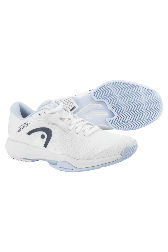 Sprint Evo 4.0 White Light Blue Womens Tennis Shoes