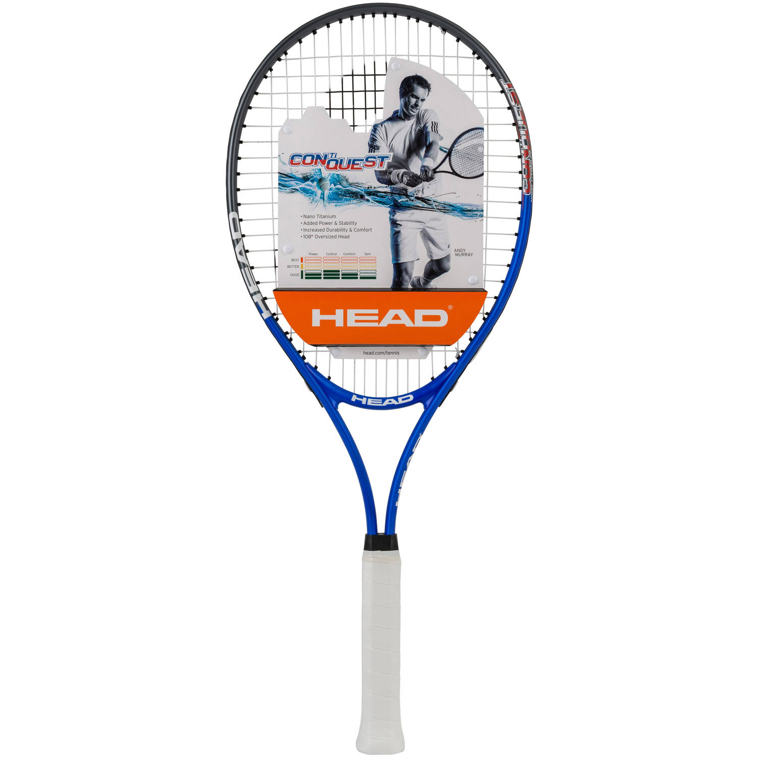 HEAD Ti.Conquest Tennis Racquet - image 1 of 1