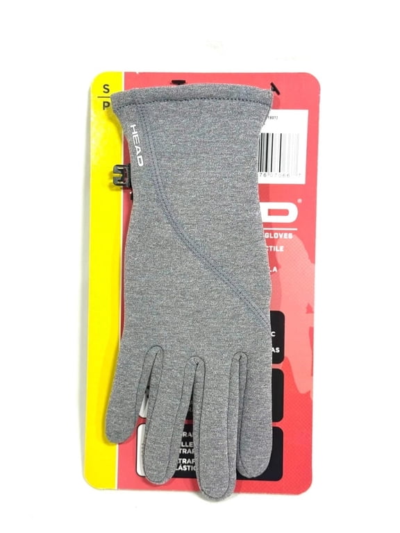 Women's Touchscreen Running Gloves, 1 Pair, Small (Gray)