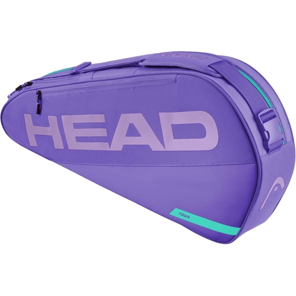 HEAD Tennis Racquet Bag Tour S (3R), Holds 3 Racquets, Purple, 1-Pack