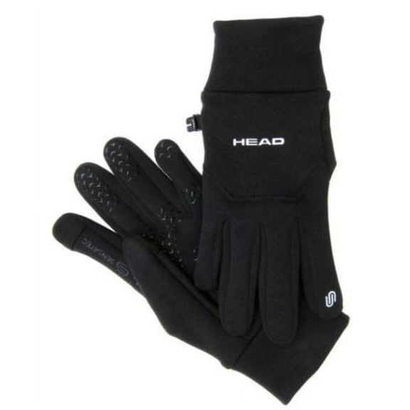 HEAD UNI RUNNING GLOVE DIGITAL SPORT WITH SENSATEC TOUCH (Black, Small)