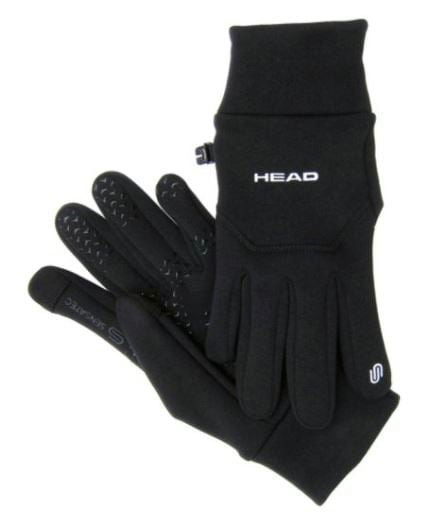 HEAD UNI RUNNING GLOVE DIGITAL SPORT WITH SENSATEC TOUCH (Black, Small
