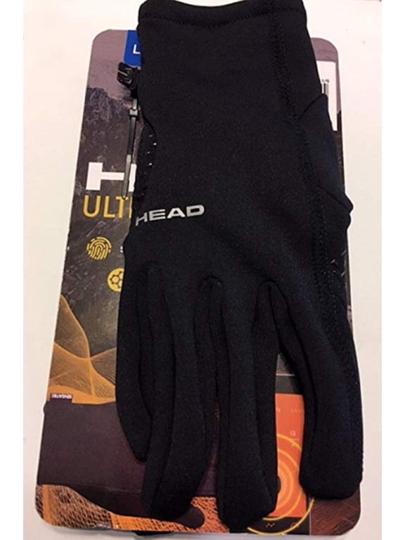 UltraFit Touchscreen Running Gloves - Black (X-Small)