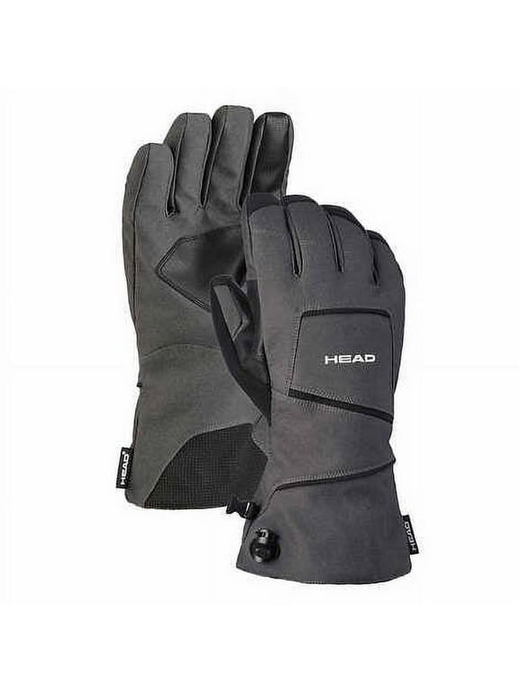 Unisex Ski Snowboarding Gloves, Gray, Men's X-Small / Women's Small