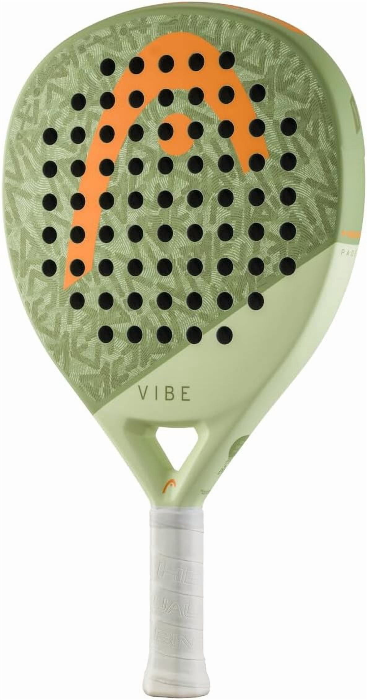 HEAD Vibe 2026 Padel Racquet - Oversized Teardrop, Easy Power for Casual Players, All-Round Performance, Green/Orange