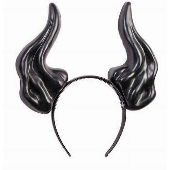 HEADBAND - BLACK HORNS