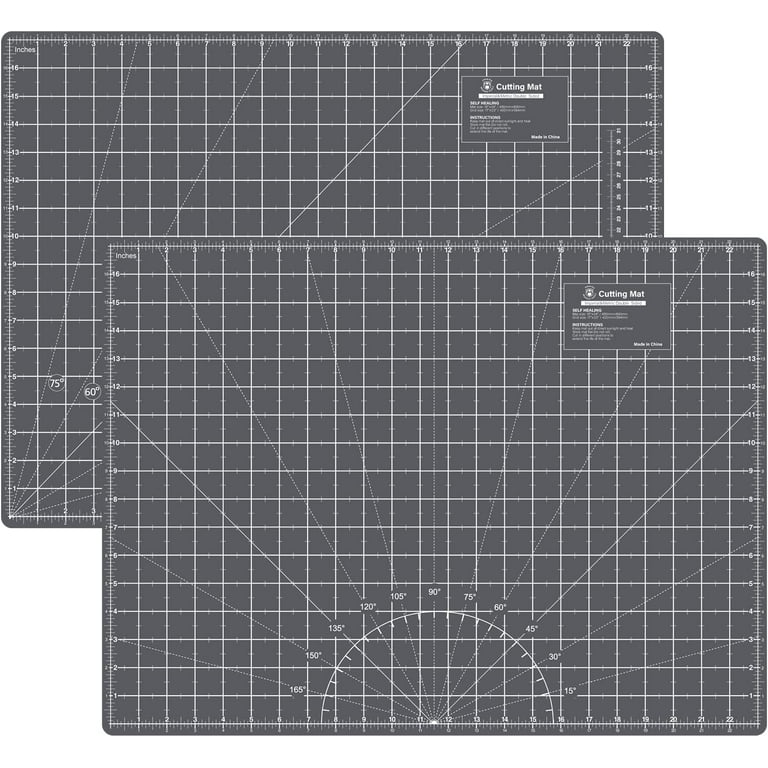 HEADLEY TOOLS 18 x 24 Thickened Self Healing Cutting Mat, A2 Rotary  Cutting Sewing Mat for Crafts, Double Sided 5-Ply Table Cutting Board for  Fabric