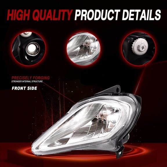 HEADLIGHTS ASSEMBLIES Fit For Yamaha YFZ 450 RAPTOR YFM 250 350 700 2006 - 2022