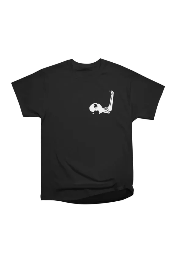 HEADPHONES LIMB ELEVATION BEING BLACK AND WHITE T-Shirt Tee Gift For Him Merch For Her App