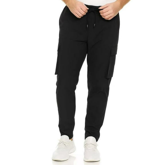HEAL+WEAR Men's Clinical Multi-Pocket Jogger Scrub Pants – 4-Way Stretch - Stretch Waistband & Utility Cargo Design