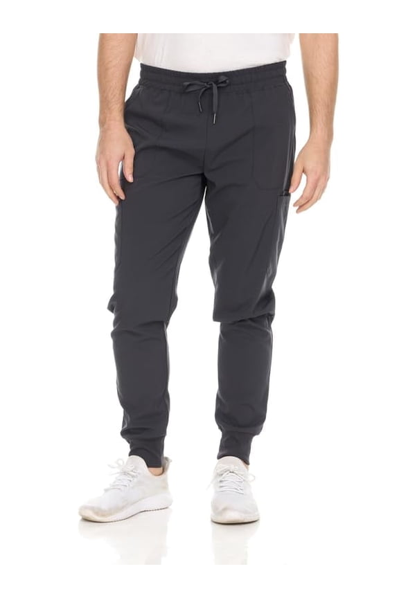 HEAL+WEAR Men's Clinical Scrub Pants – Jogger Fit, Elastic Waist, Multi-Pocket Medical Workwear