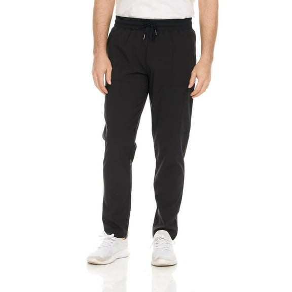 HEAL WEAR Men's Clinical Scrub Pants with Drawstring Waist & Multiple Pockets – 4-Way Stretch - Modern Straight-Leg Design