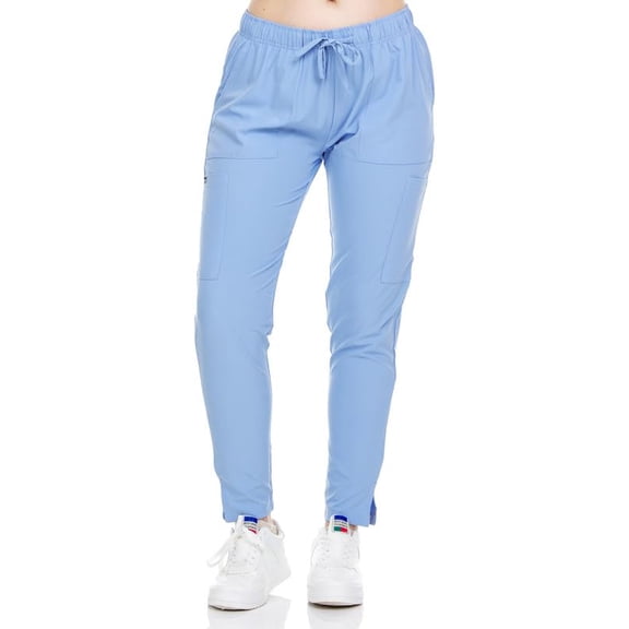 HEAL+WEAR Women's Tapered Scrub Pants 4-Way Stretch Medical Bottoms Workwear for Nurses & Healthcare