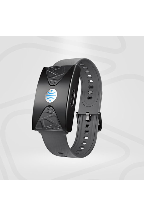 GoBe U - Automatic Calorie Intake Smart Band, Energy Balance Insights, Hydration, Sleep, Stress, 24/7 Heart Rate, Neuroactivity, Free App, 5 ATM Waterproof - Grey