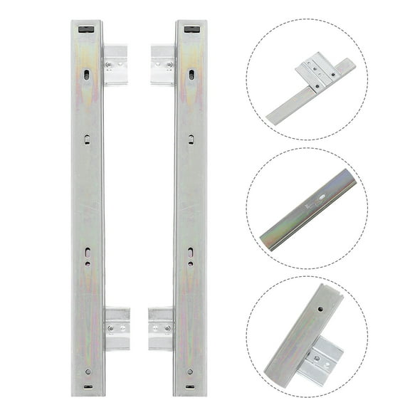 HEALEEP 1 Pair Cold-rolled Steel Keyboard Slider Under Desk for Computer Accessories