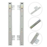HEALEEP 1 Pair Cold-Rolled Steel Keyboard Drawer Slides Under Desk Mount for Computer Accessories and Office Setup