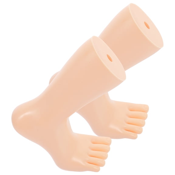 HEALEEP 1 Pair Toe Socks for Foot Model Display, Mannequin Anklet Holder for Retail Store Foot Presentation